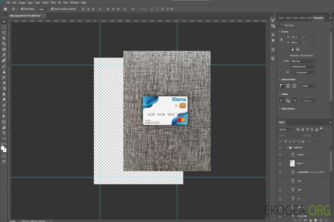 Finlande Klarna bank mastercard photolook , template